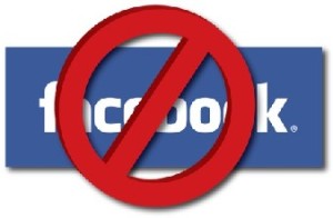 no facebook