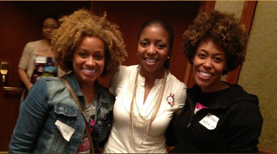 "Alissa Henry with Ashley Hicks and Toni Carey from Black Girls Run"