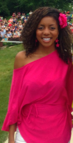 Add a flower to natural hair style (another Pinspiration!) 