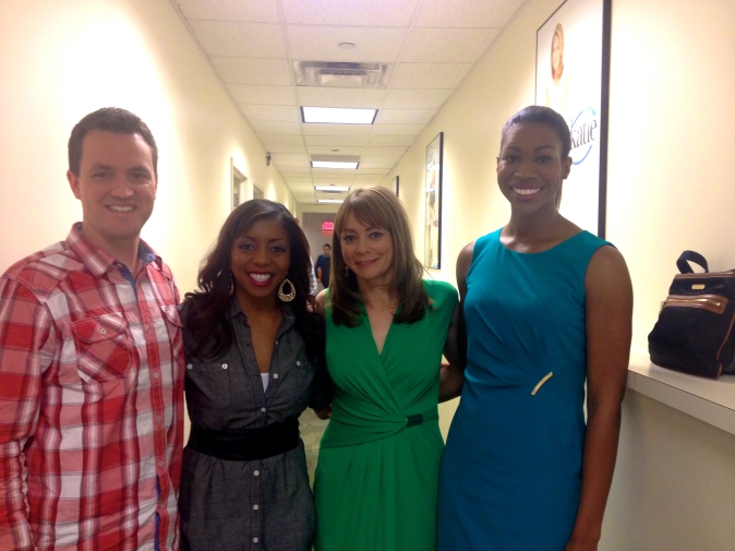 Us with the other Katie Couric Show guests Amanda McCracken and Candace Cliatt!