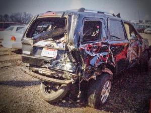 Ford Escape totaled