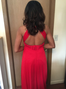 Back of dress