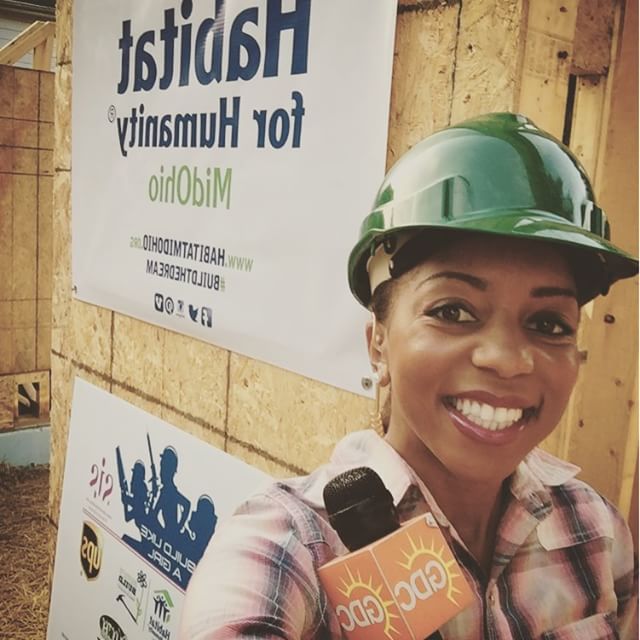 This morning I'm live on @gooddaycolumbus featuring the @HabitatMidOhio Build Like A Girl Commencement Celebration! #RockTheBlock #BuildTheDream #AsSeenInColumbus #LifeInCbus 😊🎥📺🔨🏡